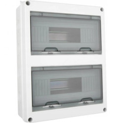 Rozdzielnica natynkowa hermetyczna 2x12 modułowa 1000V DC z listwą N+PE IP65 APV