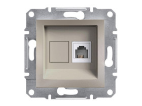 ASFORA Gniazdo telefoniczne 1xRJ11 brąz EPH4100169 SCHNEIDER ELECTRIC