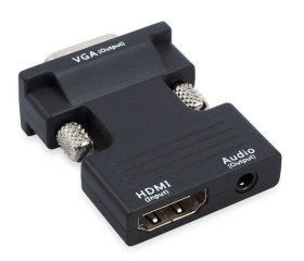 Konwerter adapter HDMI do VGA + audio (HDMI2VGA)