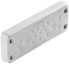Weidmüller 2779330000 Płytka z przepustami CABTITE EP 24/16 GY, (D x S x W) 21.2 x 149.6 x 58 mm, termoplast, 10 szt.