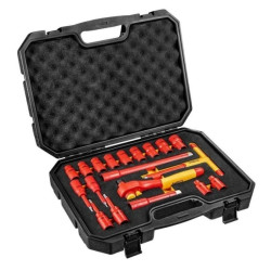 Klucze nasadowe 1000V 1/2 10-22mm H4-H8 19szt. 01-306