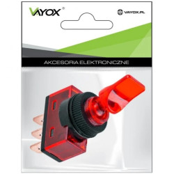 Przełącznik ASW-14D czerwony Vayox PAK.