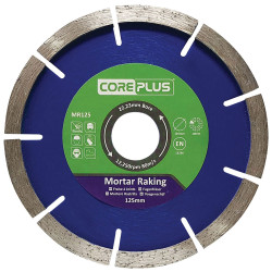 Core Plus CORDBMR125 MR125 Mortar Raking Diamond Blade 125mm