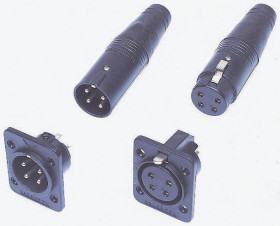 Złącze mikrofonowe Żeński 8-pinowe Montaż na kablu 15A