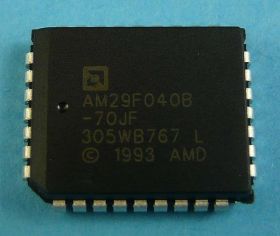 29F040B PLCC-32 70ns 4M 5V FLASH 8x512k