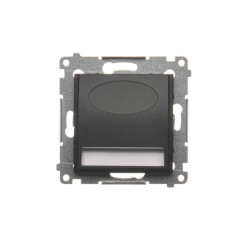 Simon 54 Oprawa oświetleniowa LED 14V DC 0.42 W białe ciepłe 3100 K czarny mat !Wymagany zasilacz 14V DOS14.01/49