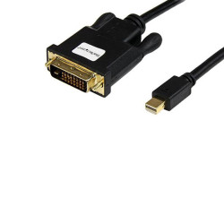 StarTech.com MDP2DVIMM3B Connects A Mini DisplayPort Source To A DVI-D display