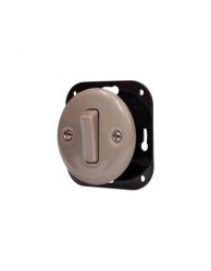 CERAMICZNY PRZYCISK DZWONKOWY PODTYNKOW KLAWISZOWY PASTELOWY OLIWKA BEZ RAMKI