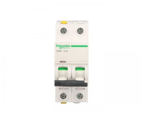 Wyłącznik nadprądowy 2P D 3A 6kA AC iC60N-D3-2 Acti9 A9F05203