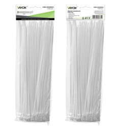 Opaski zaciskowe 4,5mm / 300mm białe 100 szt. VOZ-45300W Vayox
