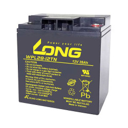 Long WPL28-12TN AGM VRLA 12V 28Ah Battery Low Self-Discharge M5 Connector