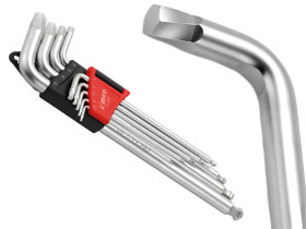 Zestaw Kluczy Imbusowych Długie Imbusy z Kulką 1,5 - 10mm 9 sztuk CIMCO