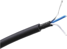 Kabel audio 2-żyłowy Kabel mikrofonowy Nieekranowany RS PRO 0,22 mm² Ø zew 3.7mm