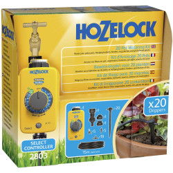 Hozelock 2803 1240 Drip Irrigation Set 15m Hose Automatic Watering 20 Pots