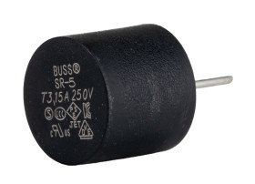 Bezpiecznik nieresetowalny 3.15A 250V ac Eaton T 35 A przy 250 V AC rozstaw 5.08mm