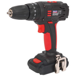 Sealey CP18VLD Cordless Hammer Drill/Driver &#xD8;10mm 18V 1.5Ah Li-on 2Speed Charger