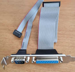 Serial and Parallel port PC bracket