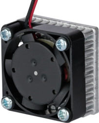CPU cooler, 12 V, ball bearing, 17 dB, (H x W x D) 25 x 25 x 15 mm, HXB25B12