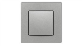 Deco Gniazdo Ssące Odkurzacza Centralnego Decovac Srebrny Metalik 7Dgv-1