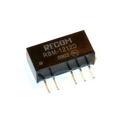 RBM-1212D RECOM DC/DC Converters 1W DC/DC MICRO 3kV UNREG 12Vin +/-12out
