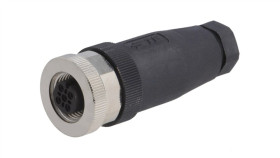 Złącze Okrągłe M12 Żeńskie Proste Nieekranowane 5Pin 60V Pg7 T4110001051-000