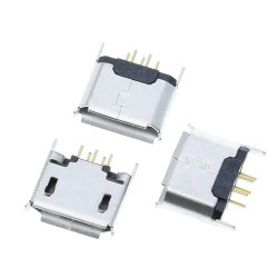 Gniazdo micro usb montażowe PCB SMD mod3