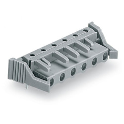 WAGO 232-834/039-000 Female MCS-MIDI 4P 7.5mm Locking Angled Solder Pin