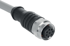Złącze wielostykowe przemysłowe 8-pinowe M12, kablowe Gniazdo Schmersal