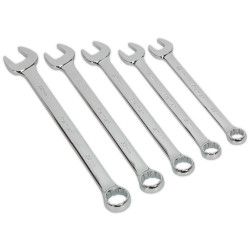 Sealey AK6329 Combination Spanner Set 5pc Jumbo Metric