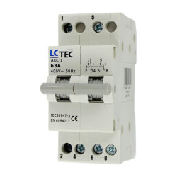 Przełącznik sieć-agregat 1-0-2 2P 63A AUQ1 497241 Lc-Tec