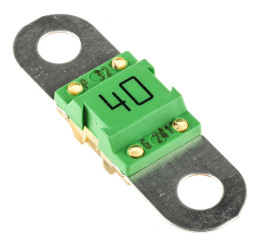 Bezpiecznik samochodowy, 40A kolor Zielony, Littelfuse 32V dc