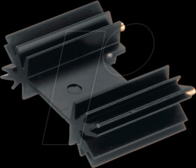 SK 104/38,1-STC/TO-220 Heat sink 38.1mm 14 K/W black anodised