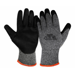 Rękawice ochronne r.9L szaro / czarne