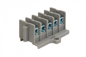 Listwa Zaciskowa 35mm ZGX 5x35 szara GEP-00131