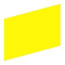 Tabliczka opisowa żółta prostokątna 19x27mm bez nadruku ZBY5102