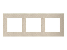 SIMON 55 Ramka 3 potrójna Nature inox szampański TRN3/189 KONTAKT SIMON