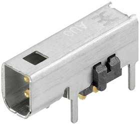 Weidmüller 2726010000 Listwa kołkowa, męska, standardowa IE-PCB-SP0-P-90V-THR, piny: 2, 4 A, 100 szt.