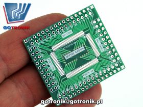 Płytka drukowana LQFP100pin 0,65mm uniwersalna