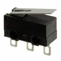Omron D2F-01FL-D3 Mikroprzełącznik, 1 zestyk przełączny, 1 x wł/(wł), 30 V/DC, 0.1 A, 1 szt.