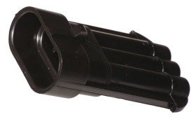 Złącze samochodowe 3-pinowe Delphi -rzędowe Męski 14A Metri-Pack 150 Montaż na kablu Połączenie zagniatane Złącze