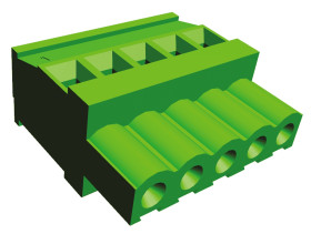 Złącze PCB 5 -pinowe raster 5mm Montaż na panelu TE Connectivity