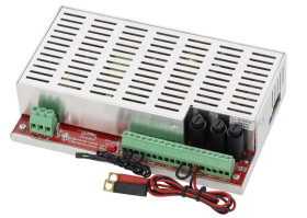 Moduł zasilacza do systemów przeciwpożarowych EN54M-3A7-17 27,6V/3A/2×7-17Ah