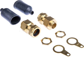 Zestaw dławnicy kablowej gwint M25 Stal min. średnica kabla 17mm max. średnica kabla 27.2mm +90°C IP66