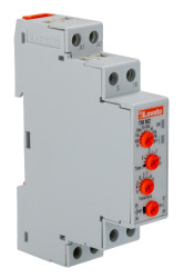 Timer Relay Szyna DIN 12 → 240V ac/dc 3-stykowy Lovato SPDT 0.1 s → 10dni TM Wielofunkcyjne funkcyjny