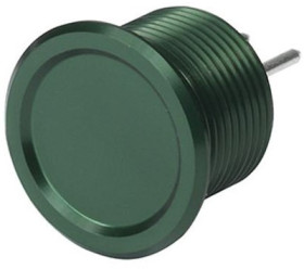 Piezo switch, On-Off, mounting Ø 16 mm, unlit, stainless steel, IP69X, 1241.3001