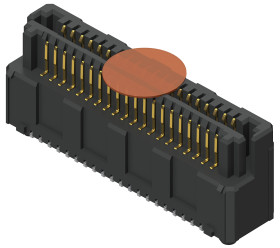 Wtyk PCB 40-pinowe raster: 0.8mm 2-rzędowe Samtec Montaż powierzchniowy 1.8A
