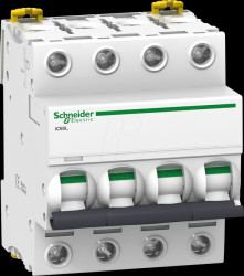 A9F94440 Circuit breaker iC60L, 4P, 40A, C-characteristic, 20kA