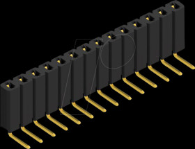 BL 3 14 G Socket, 1-row, 1 x 14 - 2.54 mm