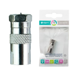 Przejście Adapter antenowy F (wtyk) / IEC TV (gniazdo)