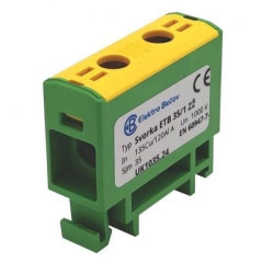 Złączka uniwersalna (Al/Cu) ETB 35/1 - żółto-zielona